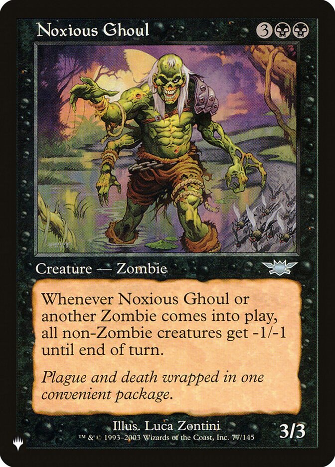 Noxious Ghoul [The List] | Gam3 Escape