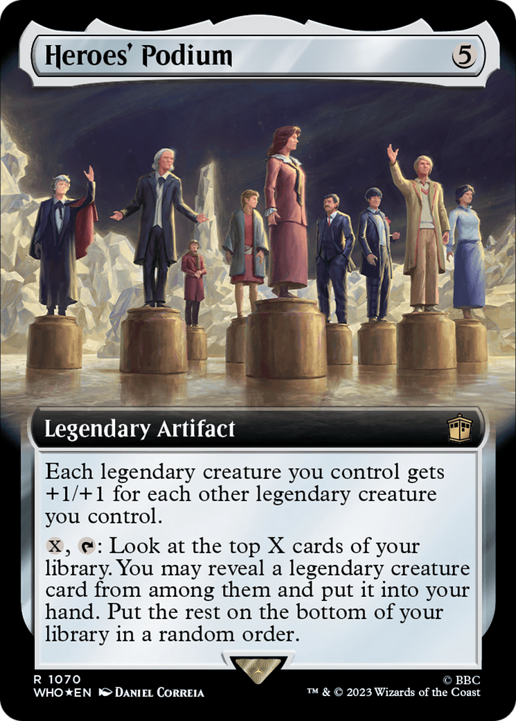 Heroes' Podium (Extended Art) (Surge Foil) [Doctor Who] | Gam3 Escape