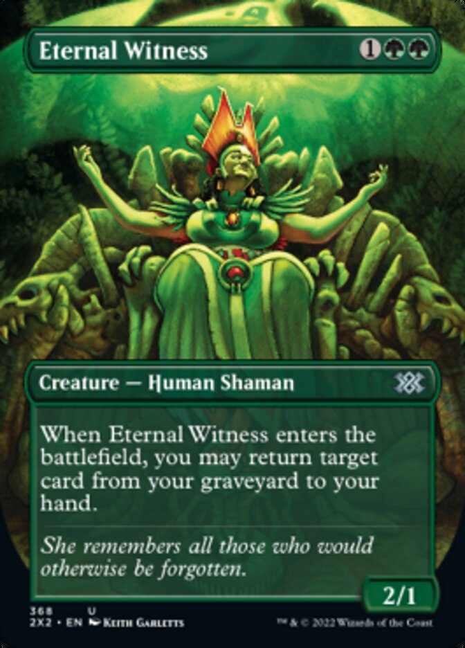 Eternal Witness (Borderless Alternate Art) [Double Masters 2022] | Gam3 Escape