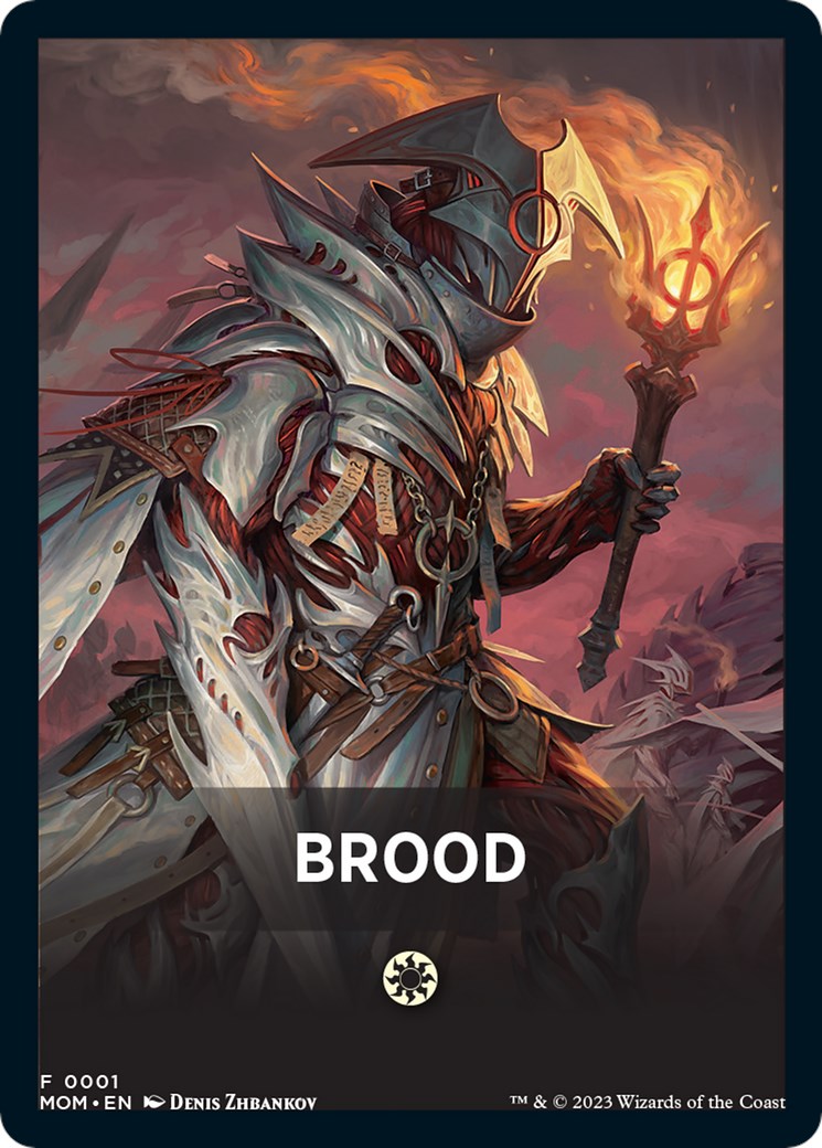 Brood Theme Card [March of the Machine Tokens] | Gam3 Escape