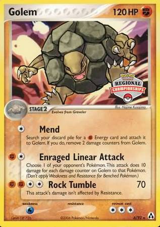 Golem (6/92) (Regional Championship Promo) [EX: Legend Maker] | Gam3 Escape