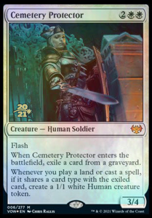 Cemetery Protector [Innistrad: Crimson Vow Prerelease Promos] | Gam3 Escape