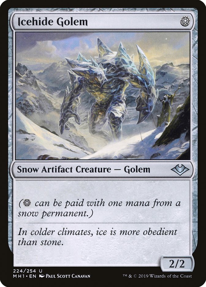 Icehide Golem [Modern Horizons] | Gam3 Escape