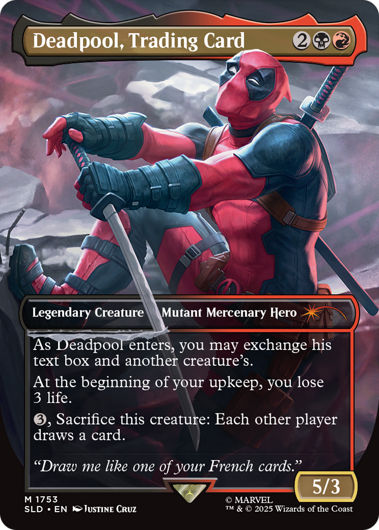 Deadpool, Trading Card [Secret Lair Drop Series] | Gam3 Escape