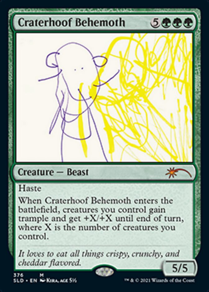 Craterhoof Behemoth (376) [Secret Lair Drop Series] | Gam3 Escape