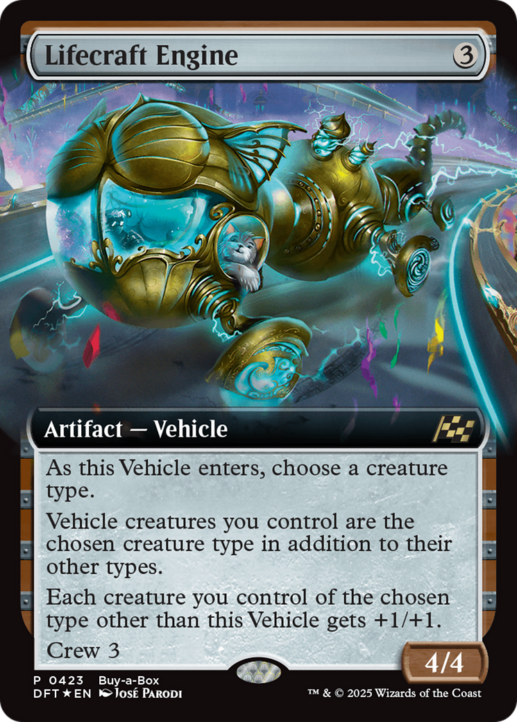 Lifecraft Engine (Extended Art) (Buy-A-Box) [Aetherdrift Promos] | Gam3 Escape