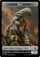 Phyrexian Germ // Myr Double-Sided Token [March of the Machine Commander Tokens] | Gam3 Escape