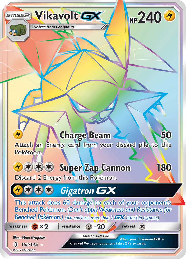 Vikavolt GX (152/145) [Sun & Moon: Guardians Rising] | Gam3 Escape