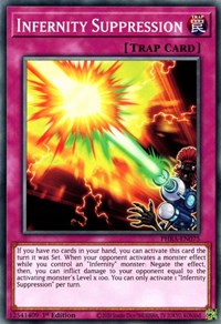 Infernity Suppression [PHRA-EN075] Common | Gam3 Escape