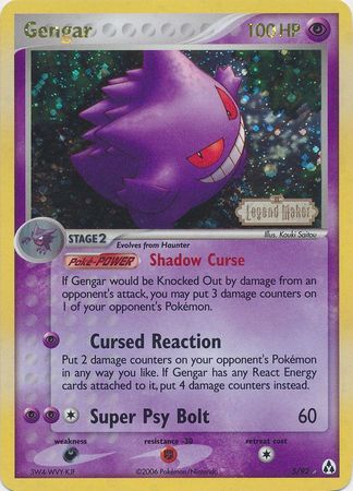 Gengar (5/92) (Stamped) [EX: Legend Maker] | Gam3 Escape