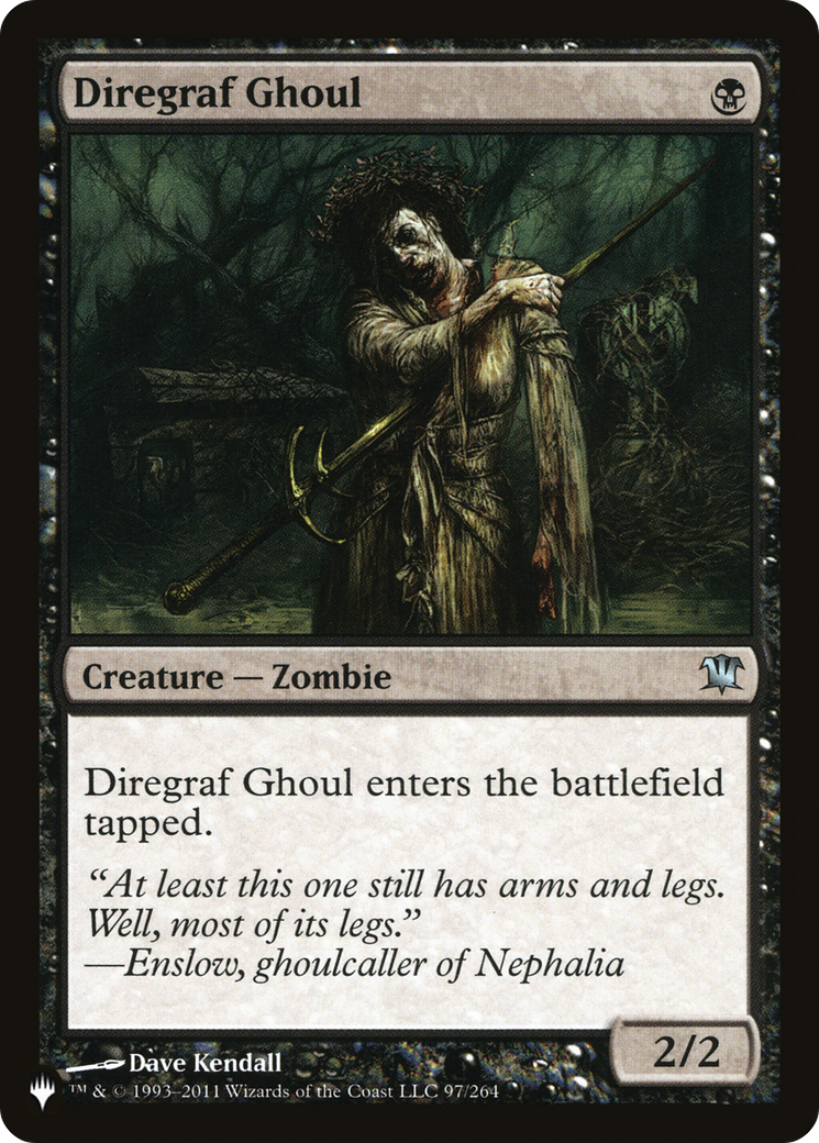 Diregraf Ghoul [The List Reprints] | Gam3 Escape