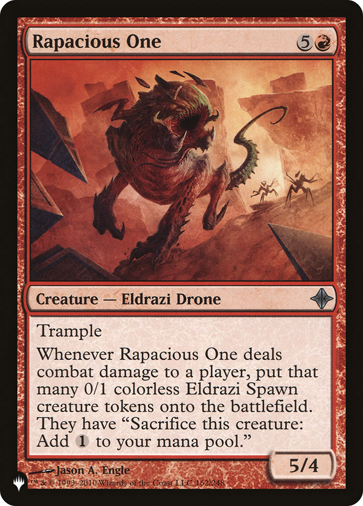 Rapacious One [The List Reprints] | Gam3 Escape