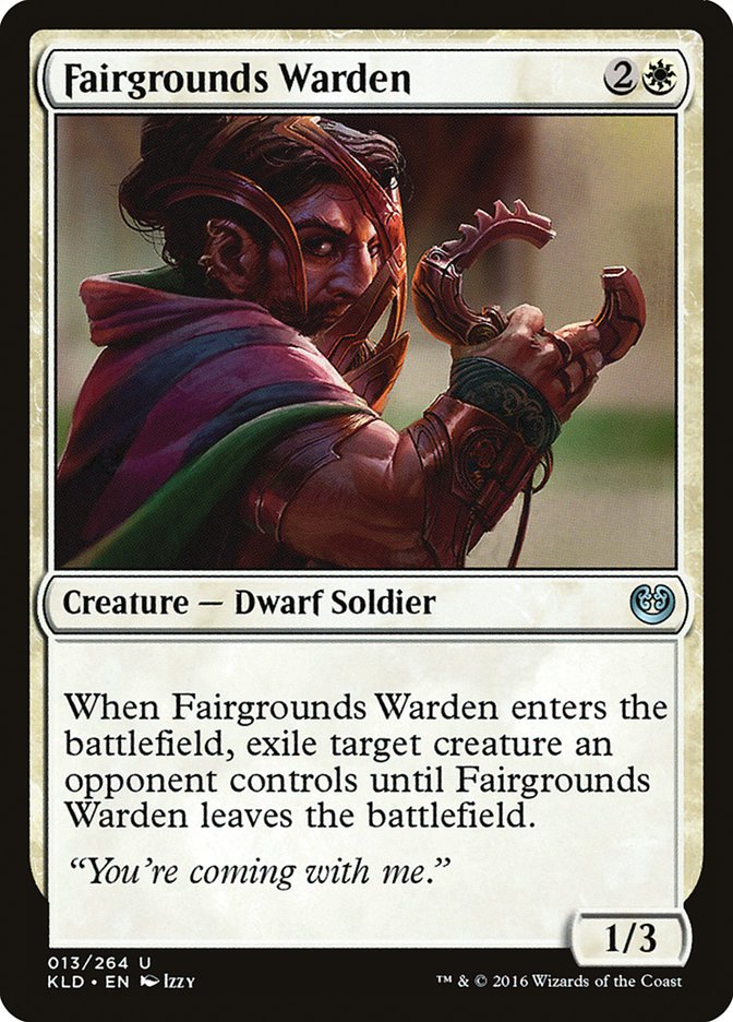 Fairgrounds Warden [Kaladesh] | Gam3 Escape