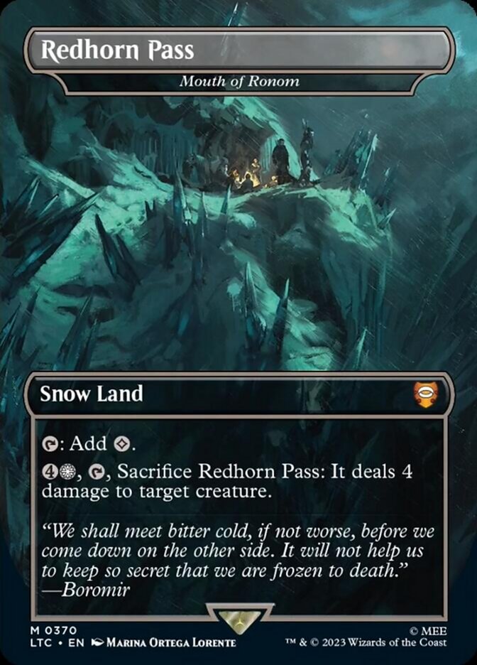 Mouth of Ronom - Redhorn Pass [The Lord of the Rings: Tales of Middle-Earth Commander] | Gam3 Escape