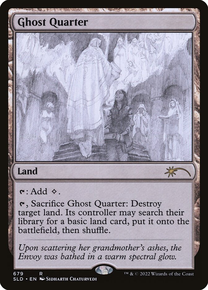 Ghost Quarter (Sketch) [Secret Lair Drop Promos] | Gam3 Escape