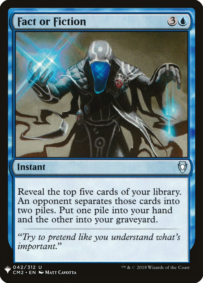 Fact or Fiction [Mystery Booster] | Gam3 Escape