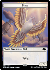 Elephant // Bird Double-Sided Token [Dominaria Remastered Tokens] | Gam3 Escape