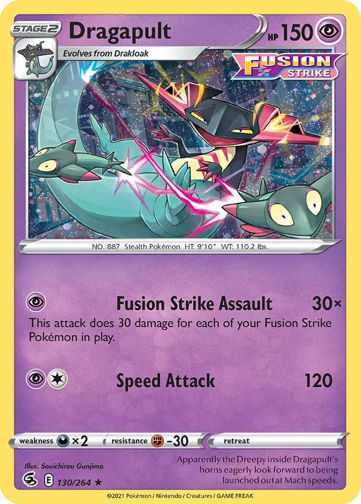 Dragapult (130/264) (Cosmos Holo) [Sword & Shield: Fusion Strike] | Gam3 Escape