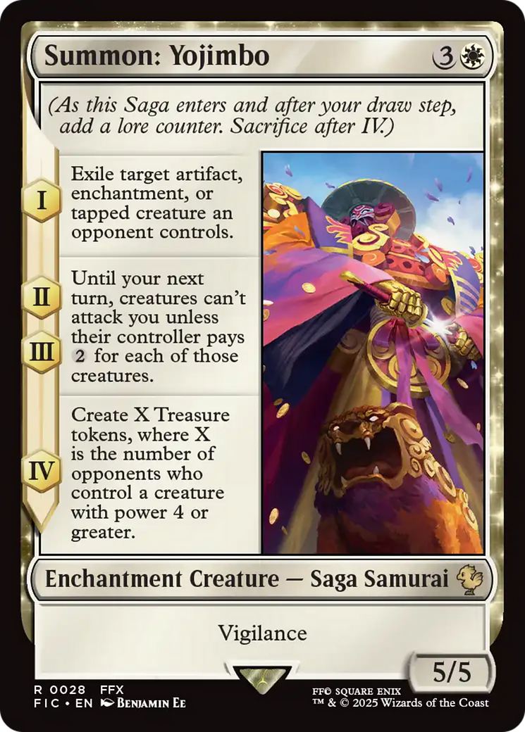Summon: Yojimbo [FINAL FANTASY Commander] | Gam3 Escape