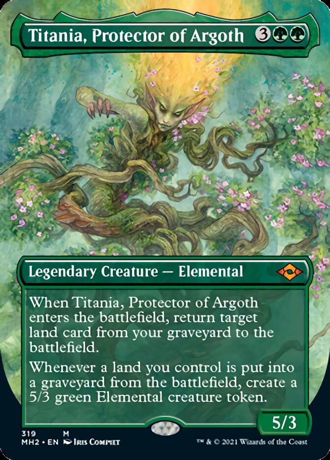 Titania, Protector of Argoth (Borderless Alternate Art) [Modern Horizons 2] | Gam3 Escape