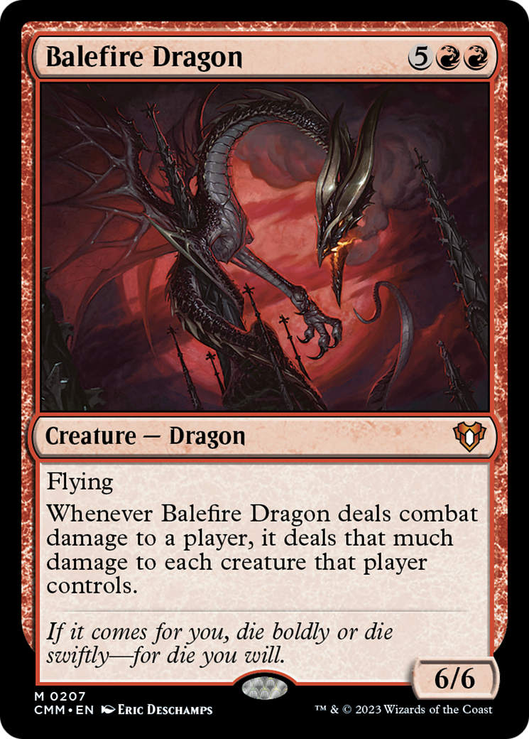 Balefire Dragon [Commander Masters] | Gam3 Escape