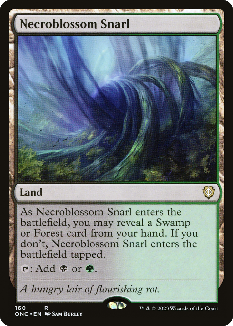 Necroblossom Snarl [Phyrexia: All Will Be One Commander] | Gam3 Escape