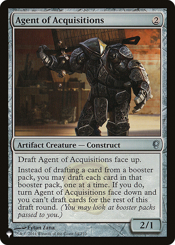 Agent of Acquisitions [The List Reprints] | Gam3 Escape