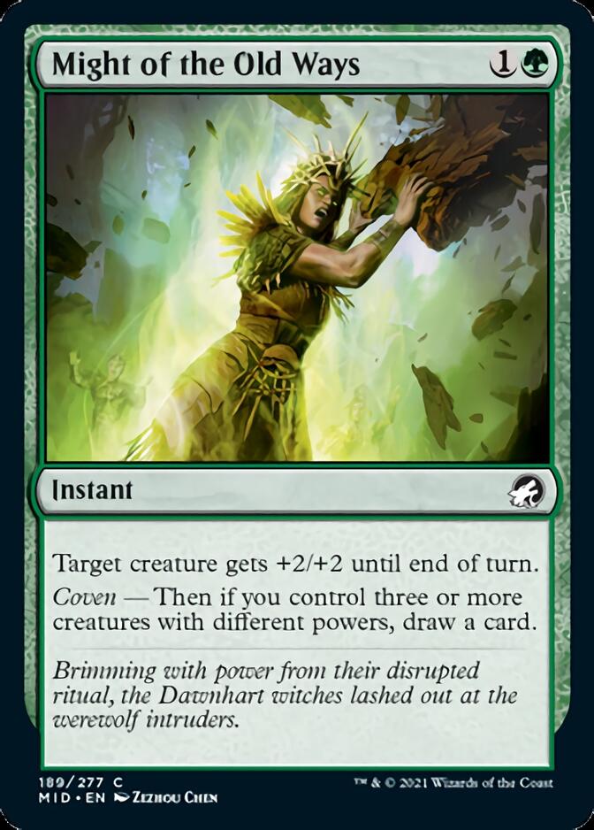 Might of the Old Ways [Innistrad: Midnight Hunt] | Gam3 Escape