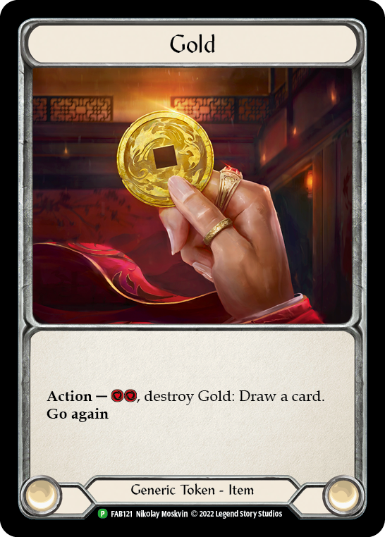 Gold [FAB121] (Promo)  Cold Foil | Gam3 Escape