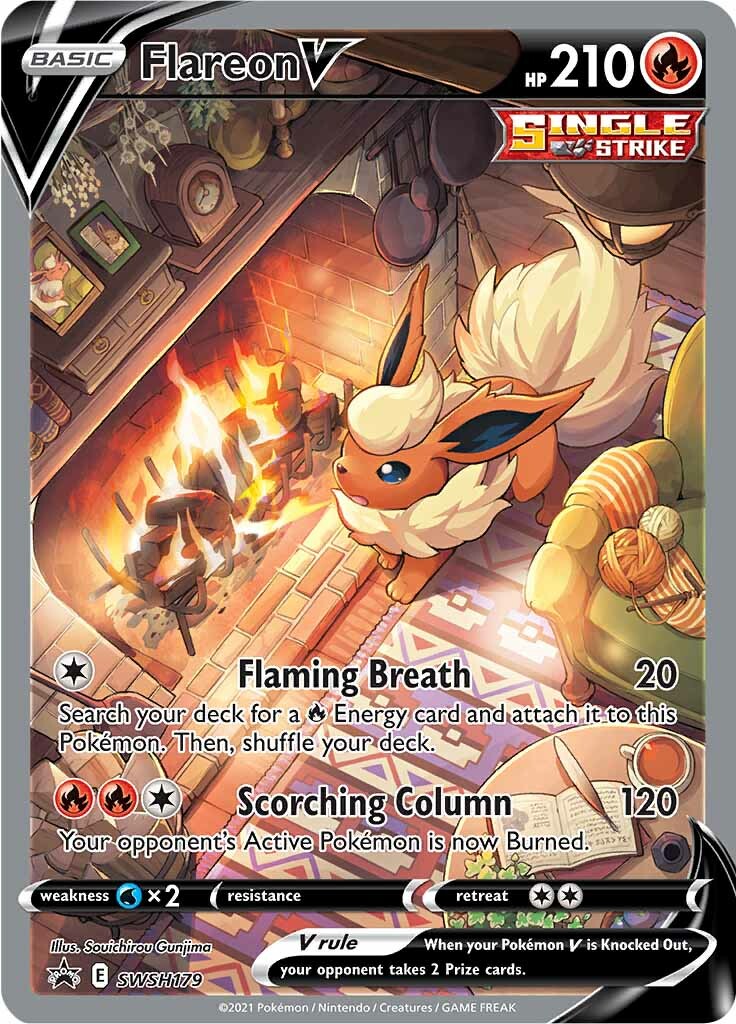 Flareon V (SWSH179) [Sword & Shield: Black Star Promos] | Gam3 Escape