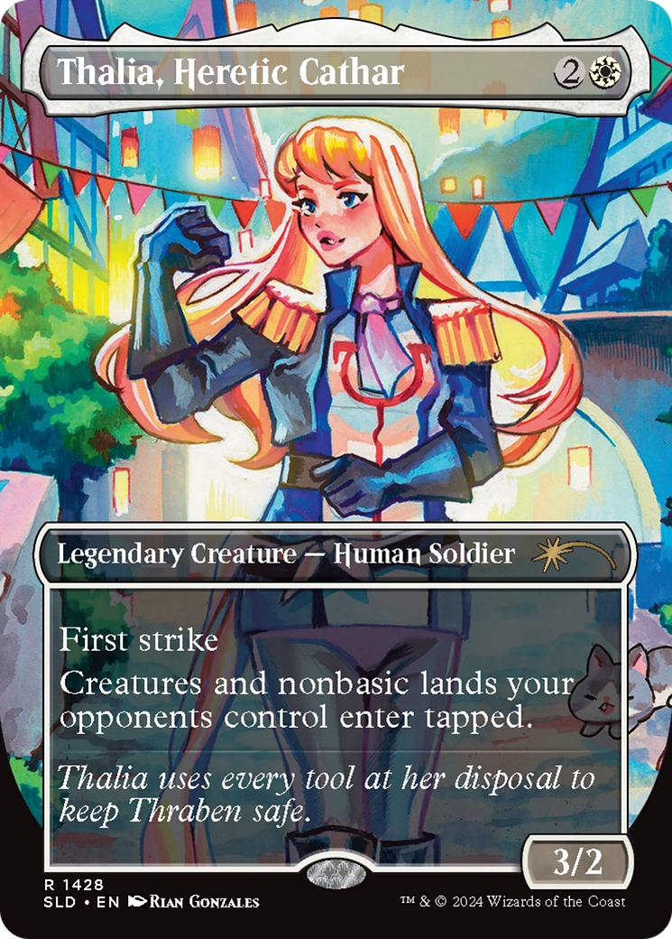 Thalia, Heretic Cathar (Rainbow Foil) [Secret Lair Drop Series] | Gam3 Escape