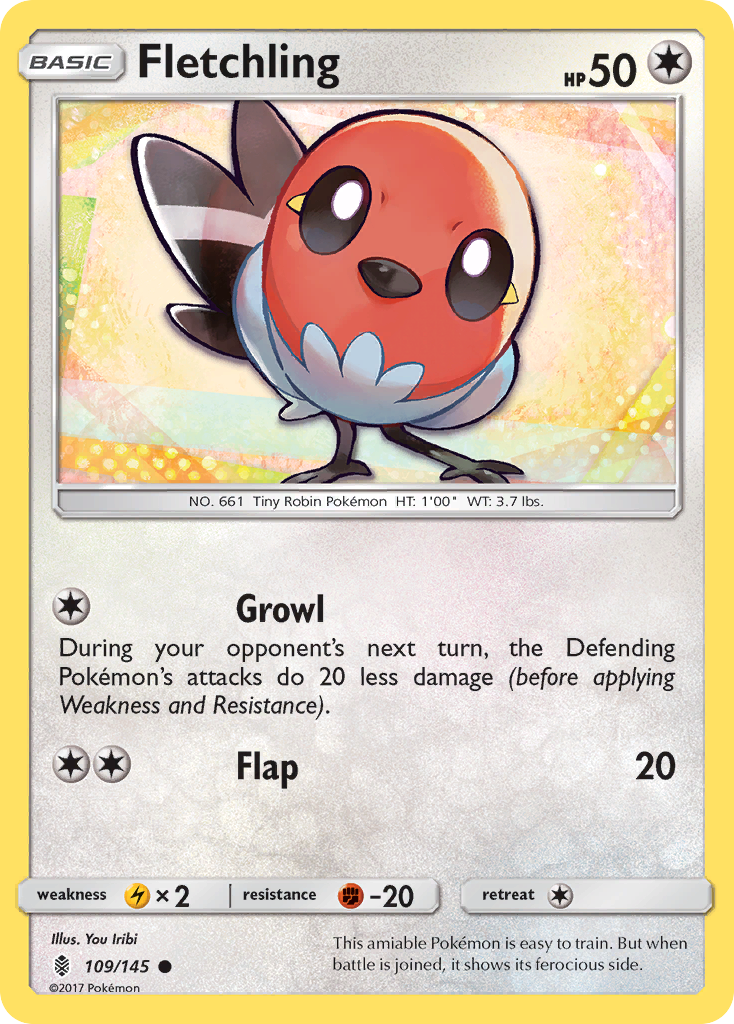 Fletchling (109/145) [Sun & Moon: Guardians Rising] | Gam3 Escape