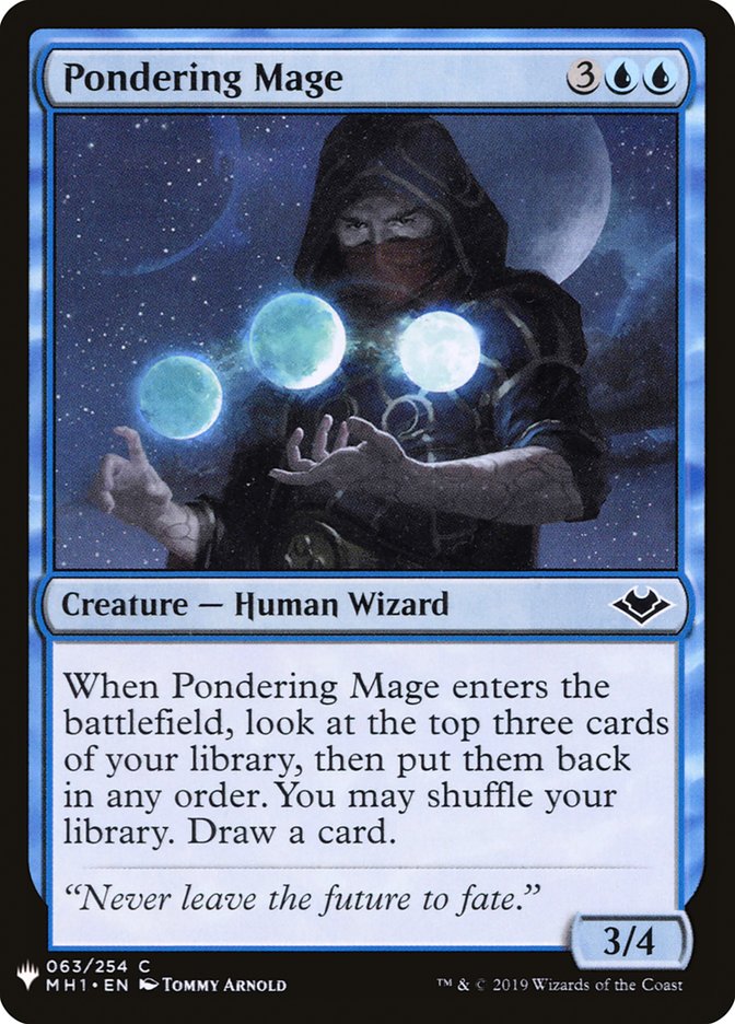 Pondering Mage [Mystery Booster] | Gam3 Escape