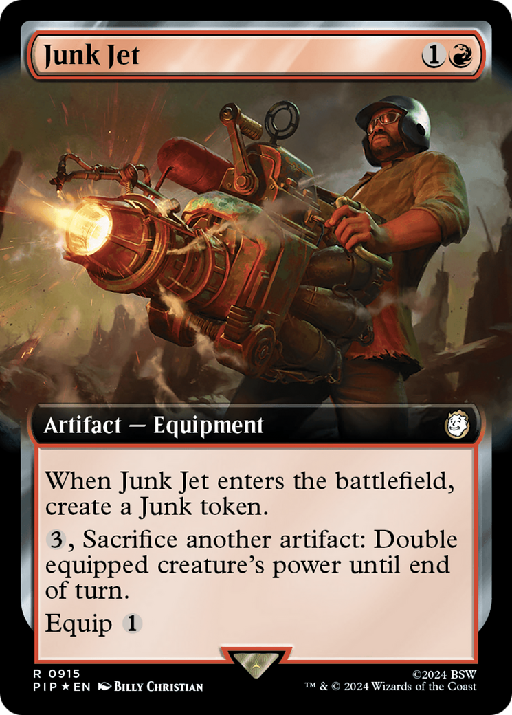 Junk Jet (Extended Art) (Surge Foil) [Fallout] | Gam3 Escape