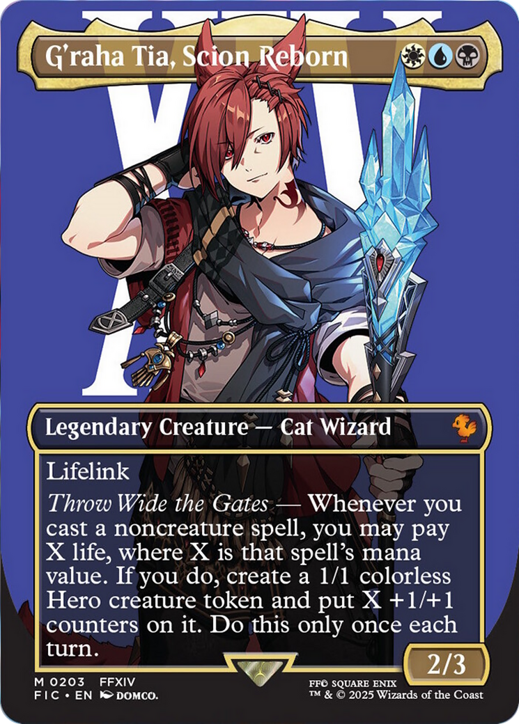 G'raha Tia, Scion Reborn (Borderless) [FINAL FANTASY Commander] | Gam3 Escape
