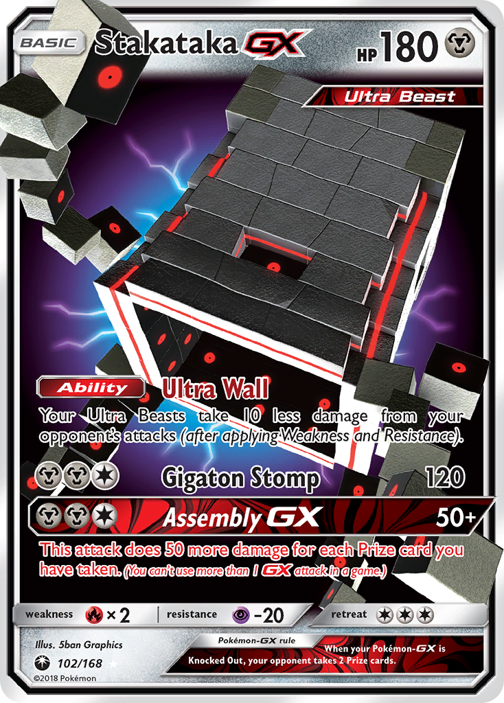 Stakataka GX (102/168) [Sun & Moon: Celestial Storm] | Gam3 Escape