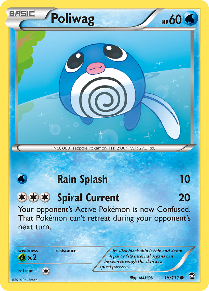 Poliwag (15/111) [XY: Furious Fists] | Gam3 Escape