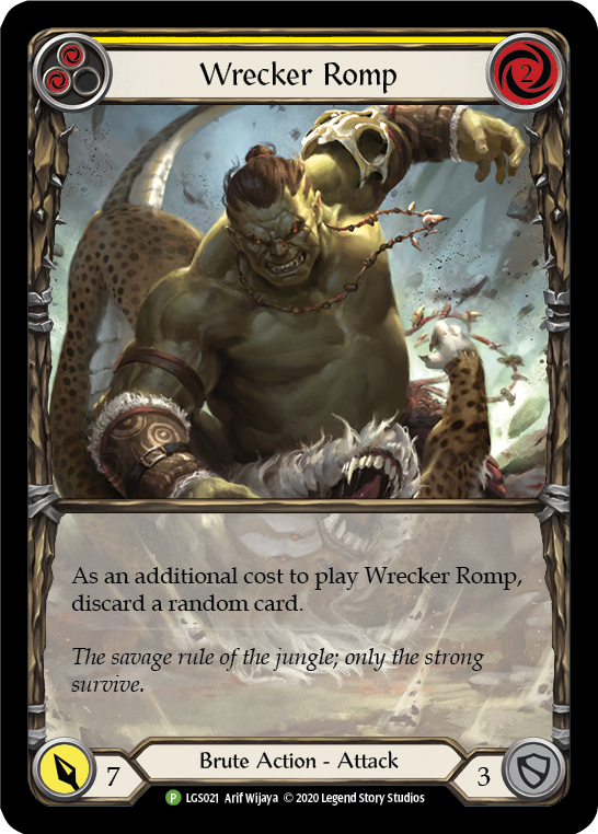 Wrecker Romp (Yellow) [LGS021] (Promo)  Rainbow Foil | Gam3 Escape