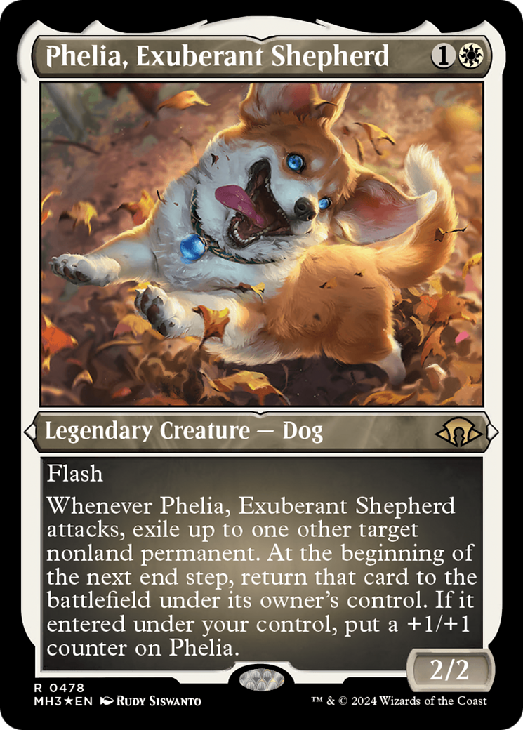 Phelia, Exuberant Shepherd (Foil Etched) [Modern Horizons 3] | Gam3 Escape