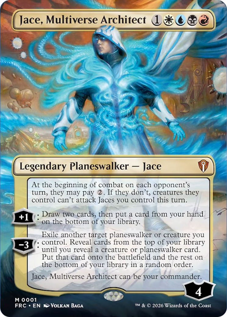 Jace, Multiverse Architect (Borderless) [Reality Fracture Commander] | Gam3 Escape