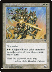 Knight of Dawn [Mystery Booster] | Gam3 Escape