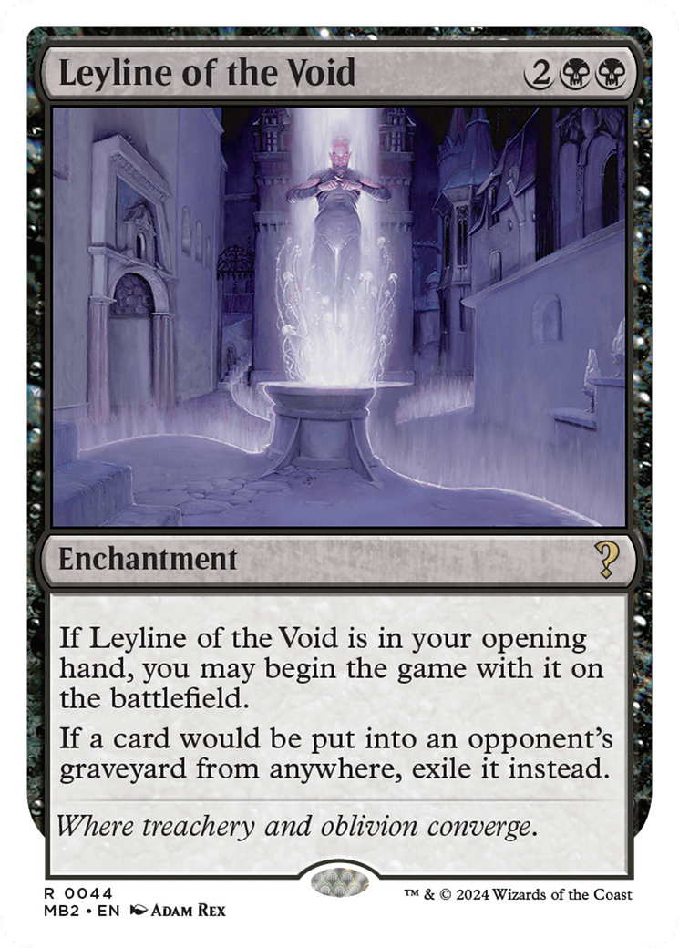 Leyline of the Void (White Border) [Mystery Booster 2] | Gam3 Escape