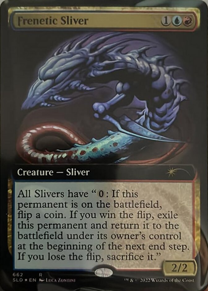 Frenetic Sliver (Extended Art) [Secret Lair Drop Promos] | Gam3 Escape