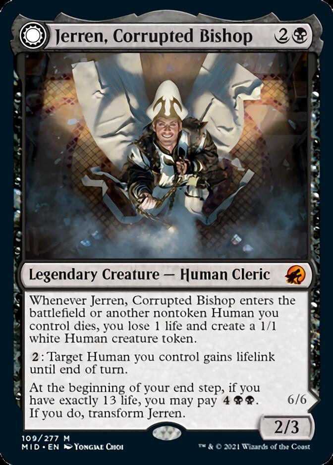 Jerren, Corrupted Bishop // Ormendahl, the Corrupted [Innistrad: Midnight Hunt] | Gam3 Escape