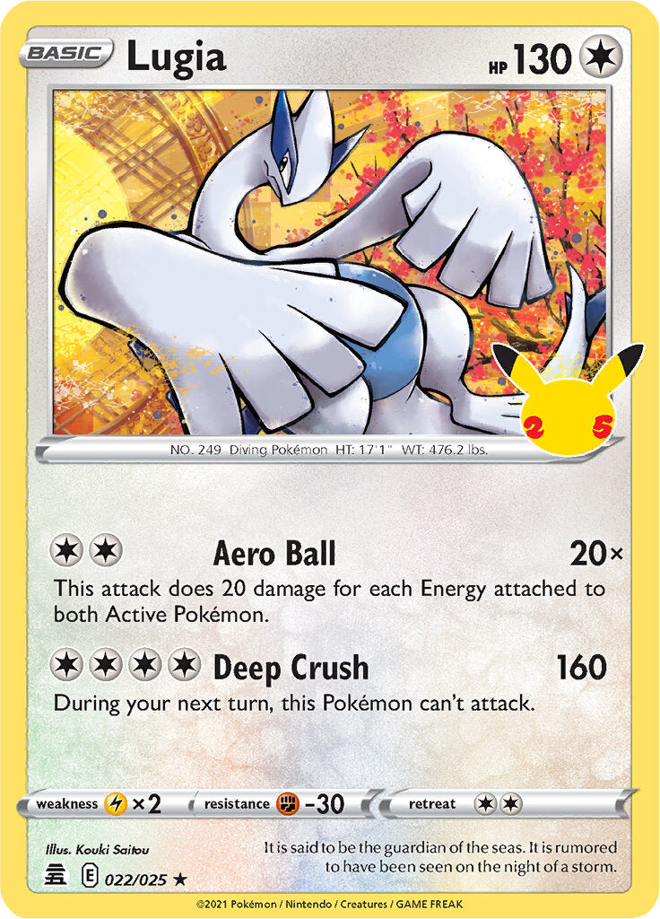 Lugia (022/025) [Celebrations: 25th Anniversary] | Gam3 Escape