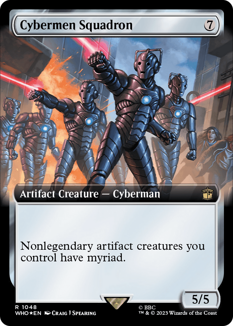 Cybermen Squadron (Extended Art) (Surge Foil) [Doctor Who] | Gam3 Escape