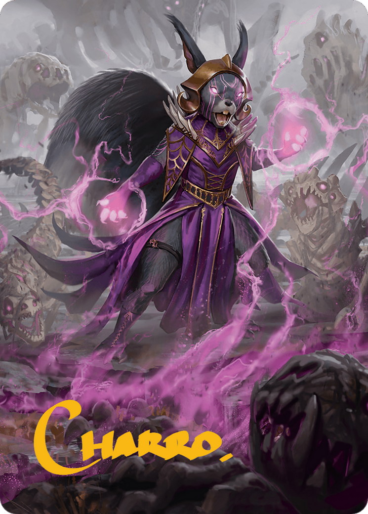 Liliana of the Dark Realms Art Card (Gold-Stamped Signature) [Bloomburrow Art Series] | Gam3 Escape