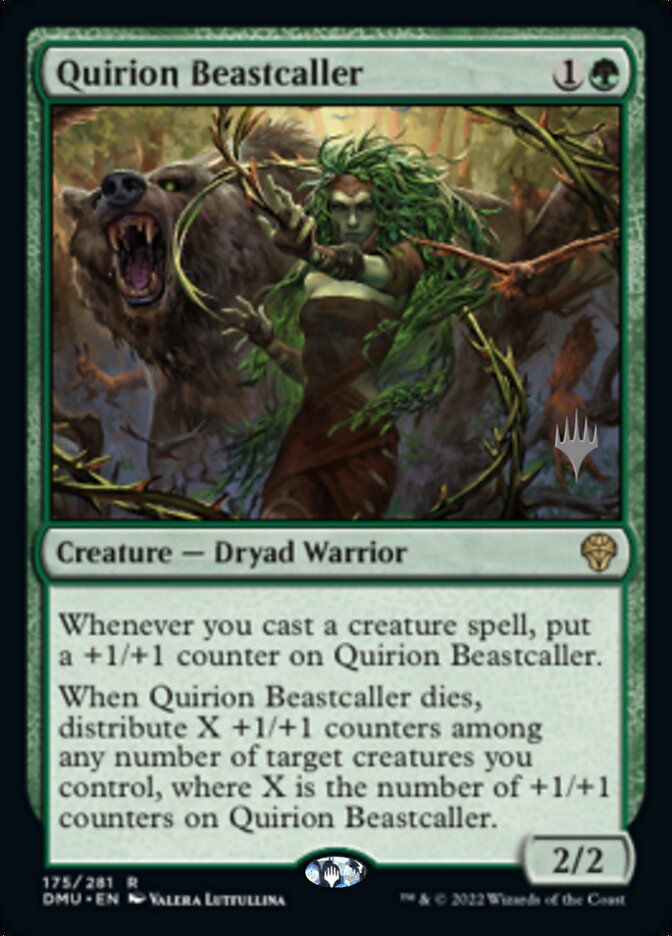 Quirion Beastcaller (Promo Pack) [Dominaria United Promos] | Gam3 Escape