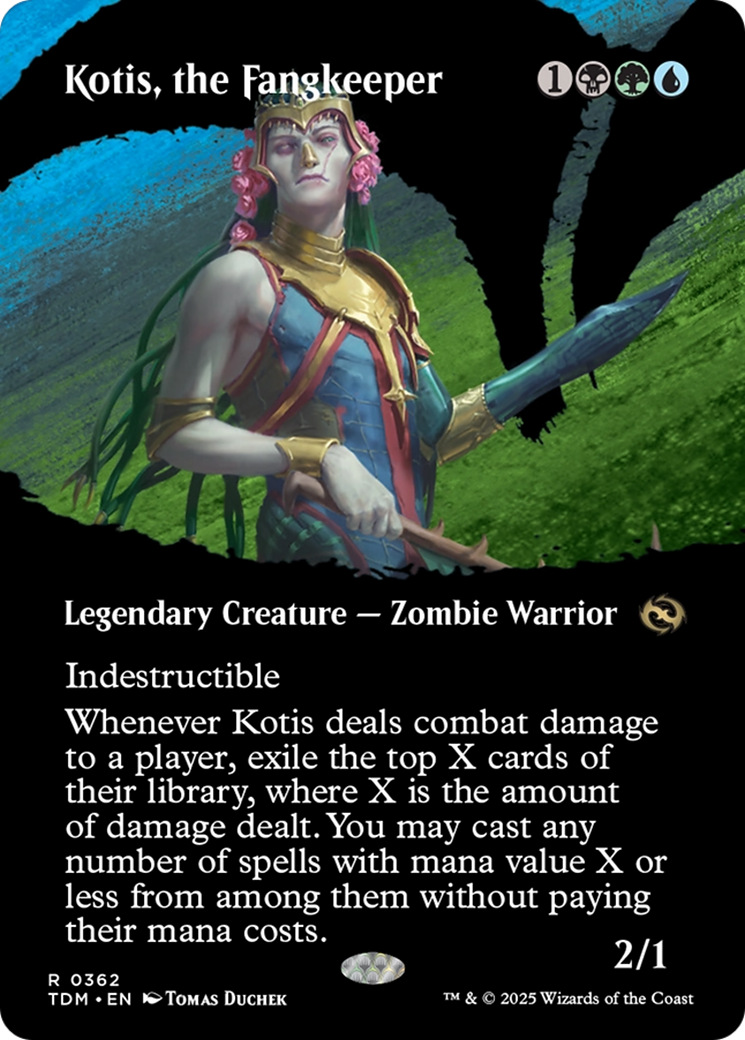 Kotis, the Fangkeeper (Borderless) [Tarkir: Dragonstorm] | Gam3 Escape