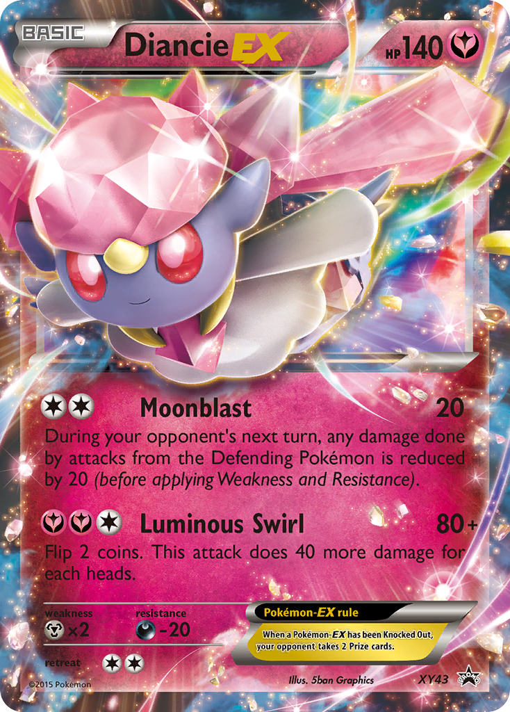 Diancie EX (XY43) [XY: Black Star Promos] | Gam3 Escape